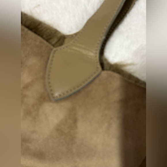 Dennis Basso Vegan Suede Tote - Picture 8 of 13